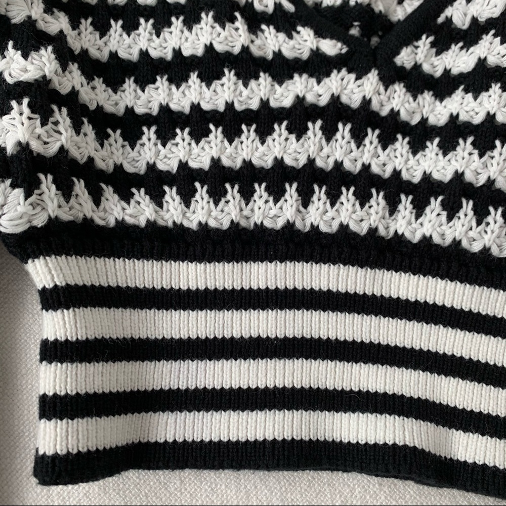 For Love and Lemons Cotton knit cropped sweater - Picture 3 of 5